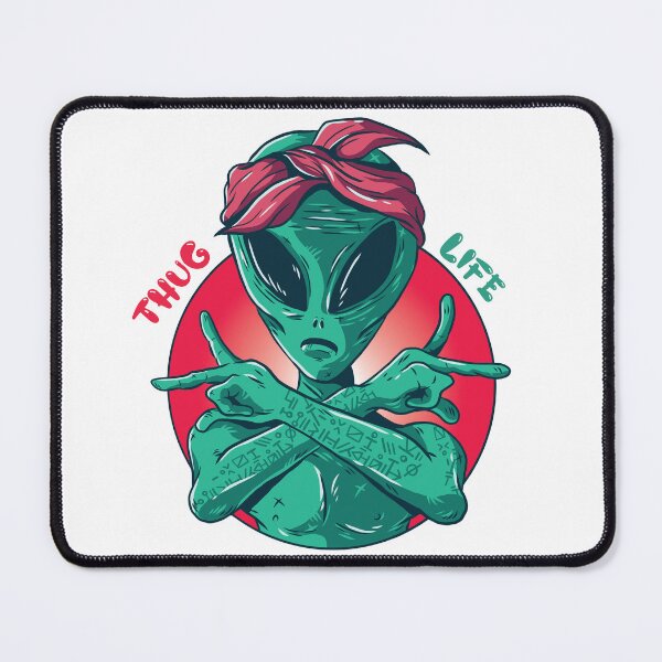 Item preview, THUG LIFE ALIEN-SAGFABULOUS designed and sold by SagFabulous.