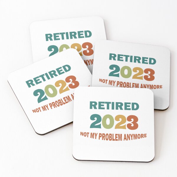 Item preview, Vintage Retired 2023 Not My Problem Anymore Retirement  designed and sold by Rami Khalifah.