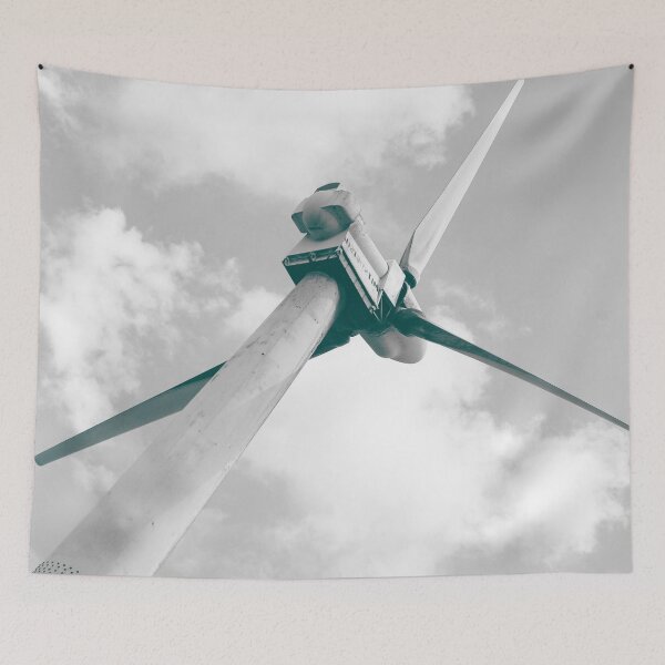 Item preview, Power Windmill Artistic Photo In Dove Gray Sky designed and sold by DEC02.