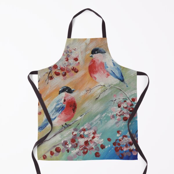 Item preview, Bullfinches On A Rowan Branch designed and sold by NatalyMak.