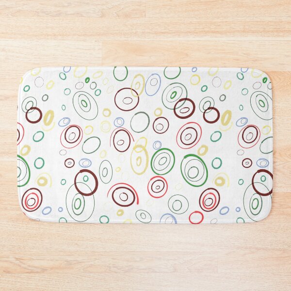 Item preview, Bright Multicoloured Bauble Circles Pattern - Christmas designed and sold by jolabrese.
