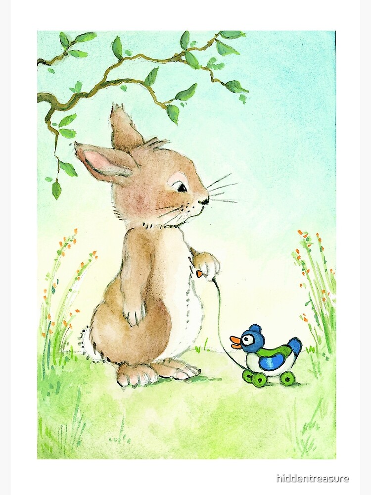 "Hase und Ente" Art Print by hiddentreasure | Redbubble