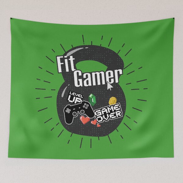 Item preview, Fit Gamer Kettlebell Cross Functional Fitness for Video Games designed and sold by Gay-Koala.