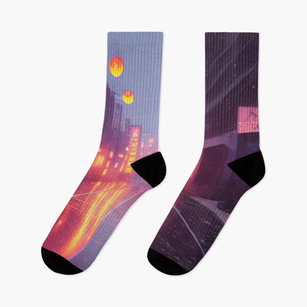 Item preview, Remote Ice Road in  Niseko Japan - Lofi Vibe designed and sold by DesignerKin.