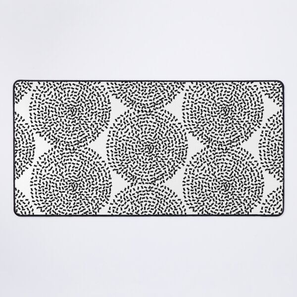 Aperçu de l'œuvre Conception de cercle abstrait noir et blanc créée et vendue par SheelaSheek.