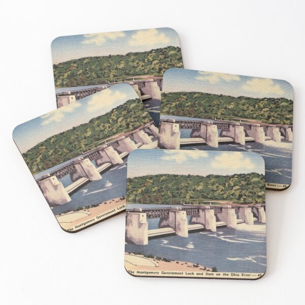 Item preview, Vintage Montgomery Locks and Dam on Ohio river designed and sold by aapshop.
