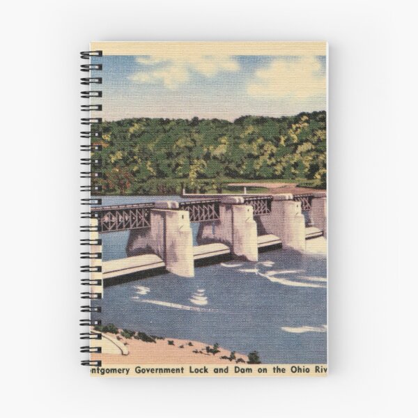 Item preview, Vintage Montgomery Locks and Dam on Ohio river designed and sold by aapshop.