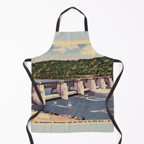 Item preview, Vintage Montgomery Locks and Dam on Ohio river designed and sold by aapshop.