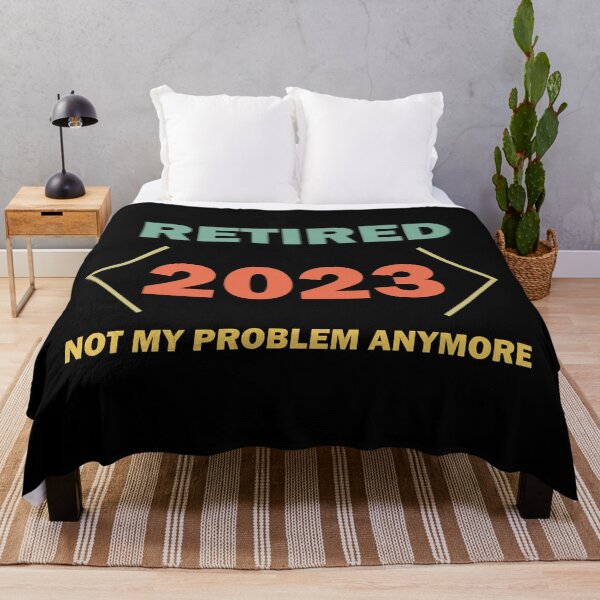 Item preview, Vintage Retired 2023 Not My Problem Anymore Retirement  designed and sold by Rami Khalifah.