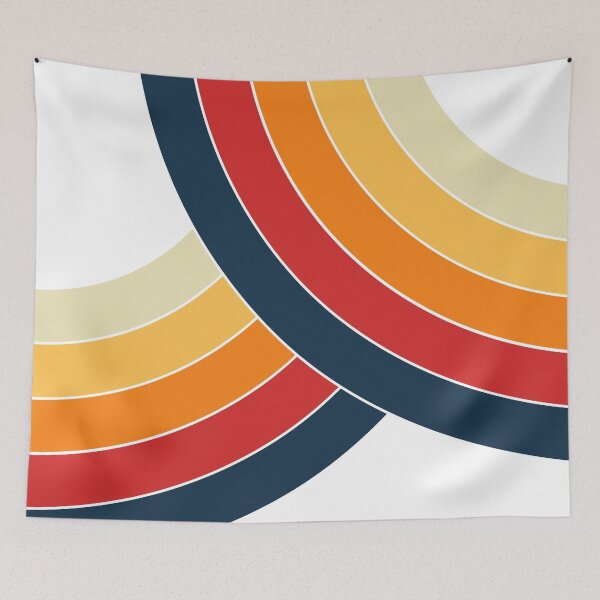 Item preview, Colorful double arches in retro style designed and sold by BattaAnastasia.