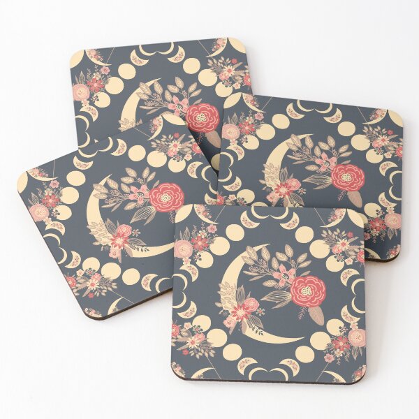 Item preview, Moon Phase Florals designed and sold by ezleeamuzed.