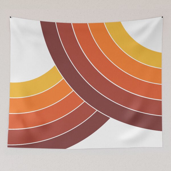 Item preview, Colorful double arches in retro style designed and sold by BattaAnastasia.