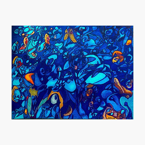Item preview, Inside My Head - Blue Version designed and sold by jessekruze.