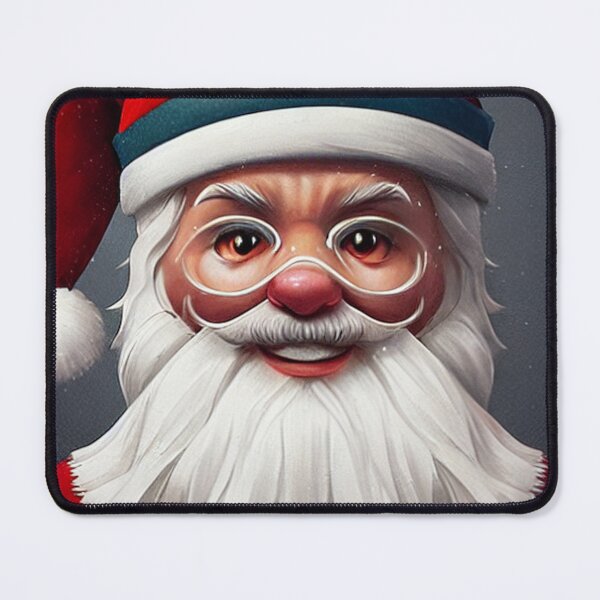 Item preview, Abstraction santa claus painting funny kawaii pink glasses white beard designed and sold by ValleyDream.