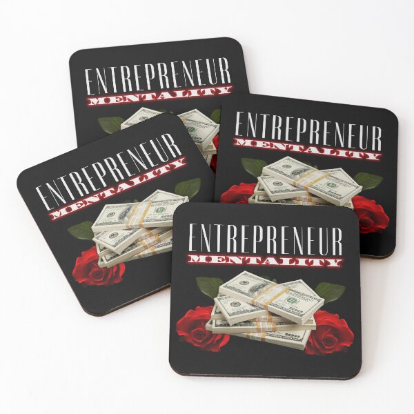 Item preview, Entrepreneur Mentality - money & roses designed and sold by MyMerch4u.