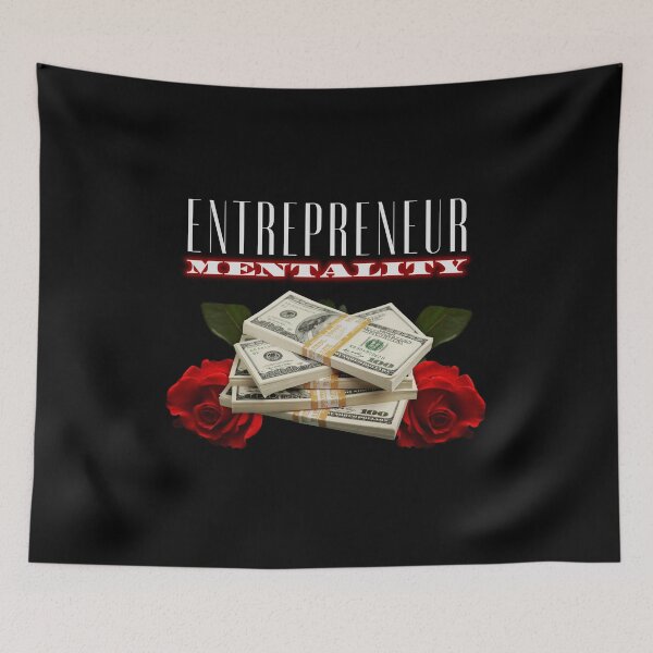 Item preview, Entrepreneur Mentality - money & roses designed and sold by MyMerch4u.