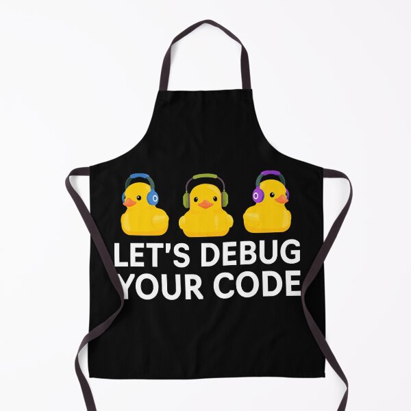 Item preview, LET'S DEBUG YOUR CODE RUBBER DUCKIES WITH HEADPHONES V2 designed and sold by Office Geek Shop.