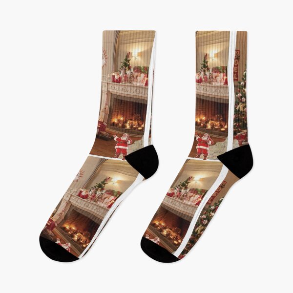 Item preview, retro vintage pink santa claus designed and sold by jee532.