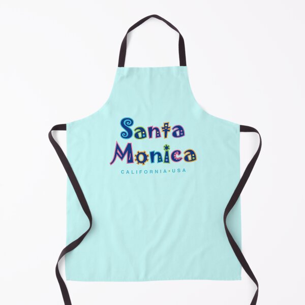 Item preview, Santa Monica California Tropical Typographic Design designed and sold by Futurebeachbum.