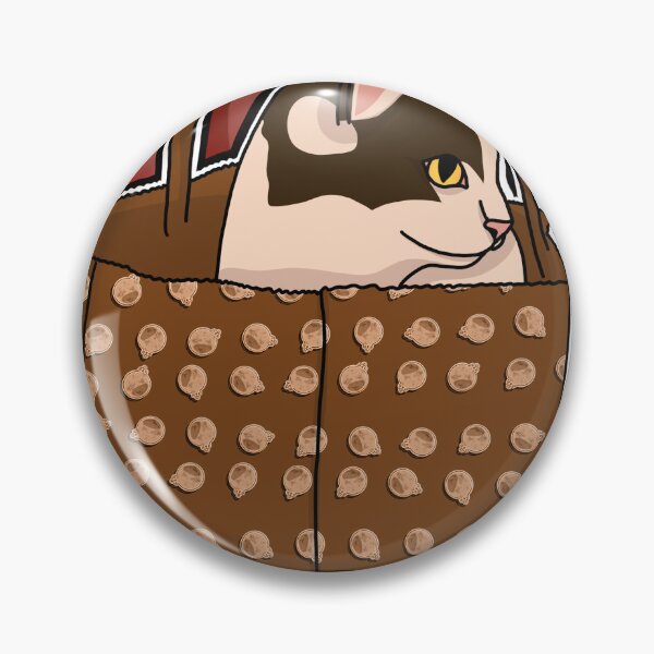 Item preview, Cute Christmas cat in paper bag designed and sold by Helscy.