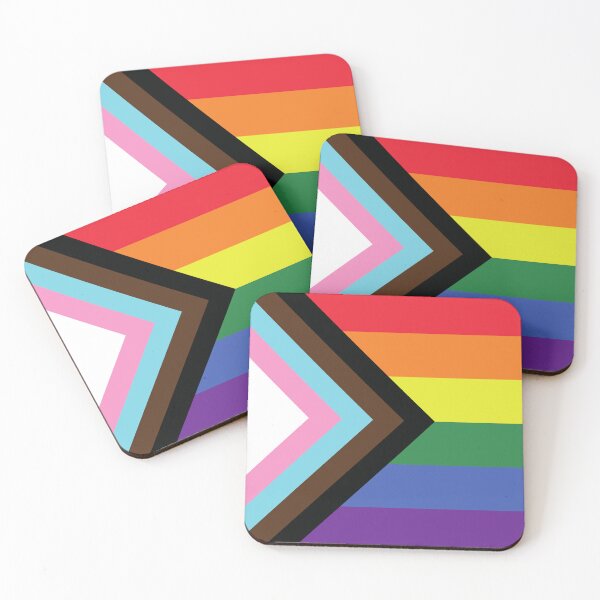 Aperçu de l'œuvre Progress Rainbow - Pride Flag créée et vendue par FlagsWorld.