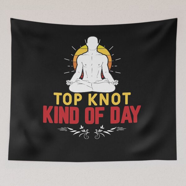 Item preview, Top Knot kind of the day  :Yoga Lover  designed and sold by remonss.