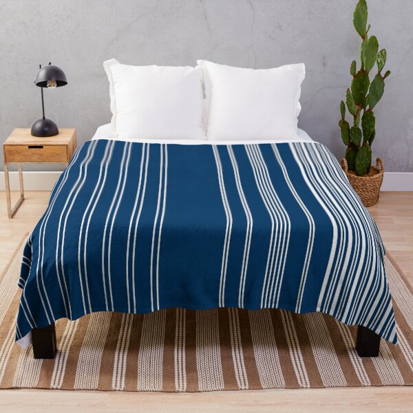 Item preview, Navy Blue and White Stripe designed and sold by thelustrous.