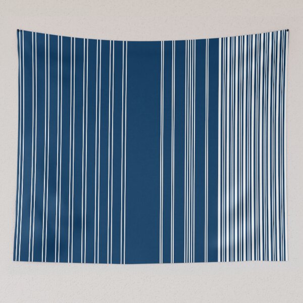 Item preview, Navy Blue and White Stripe designed and sold by thelustrous.