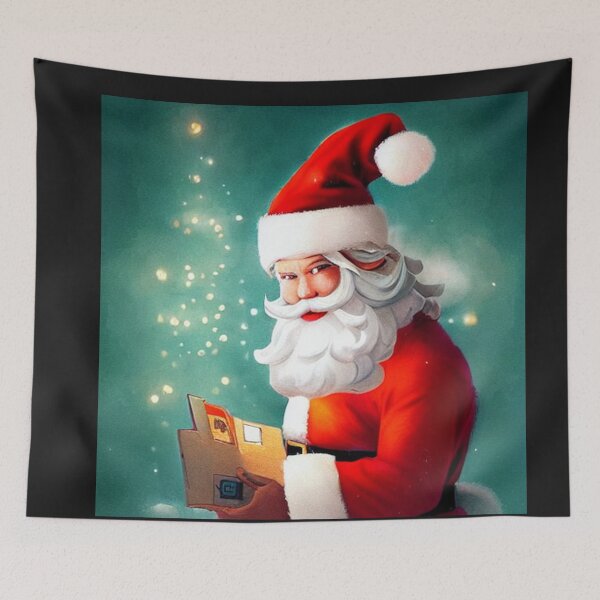 Item preview, Papa Claus,Abstraction santa claus, painting funny kawaii and white beard designed and sold by ValleyDream.