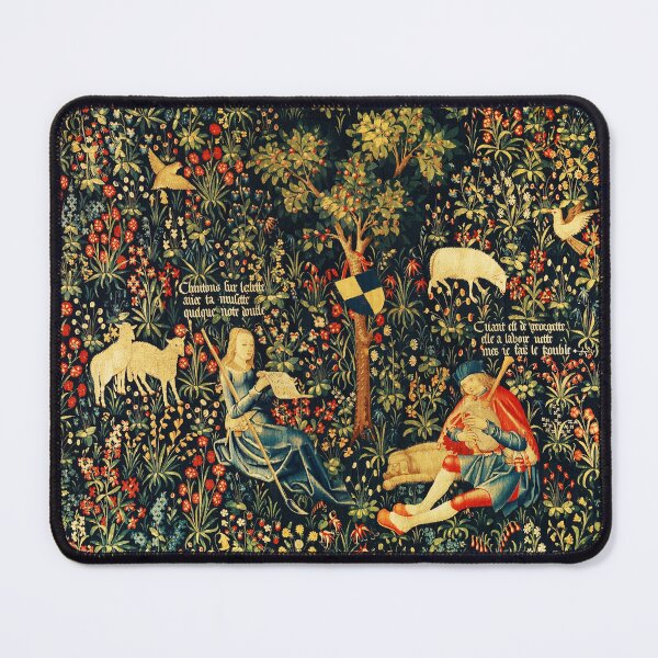 Item preview, Pastoral Scene Among Flowers with Music Playing Shepherds designed and sold by BulganLumini.