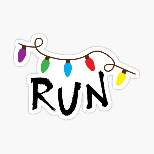 Run (Stranger Things) Sticker