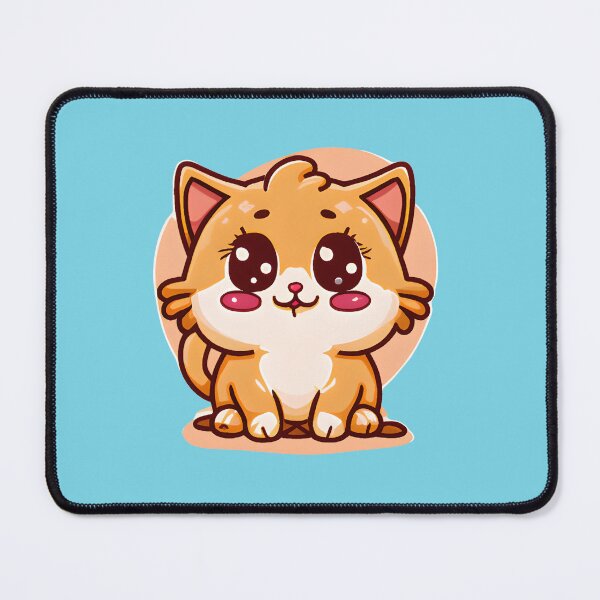 Item preview, Ginger and White Kawaii Kitten designed and sold by ZenEverAI.