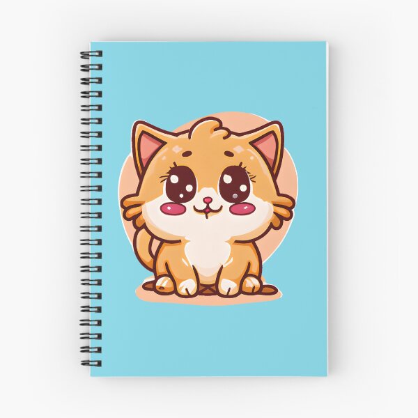 Item preview, Ginger and White Kawaii Kitten designed and sold by ZenEverAI.
