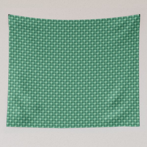 Item preview, Pine Green Houndstooth designed and sold by Jacqueline Hurd.