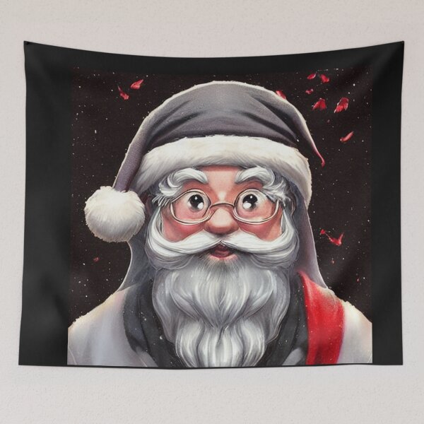 Item preview, Papa Claus,Abstraction santa claus, painting funny kawaii and white beard designed and sold by ValleyDream.