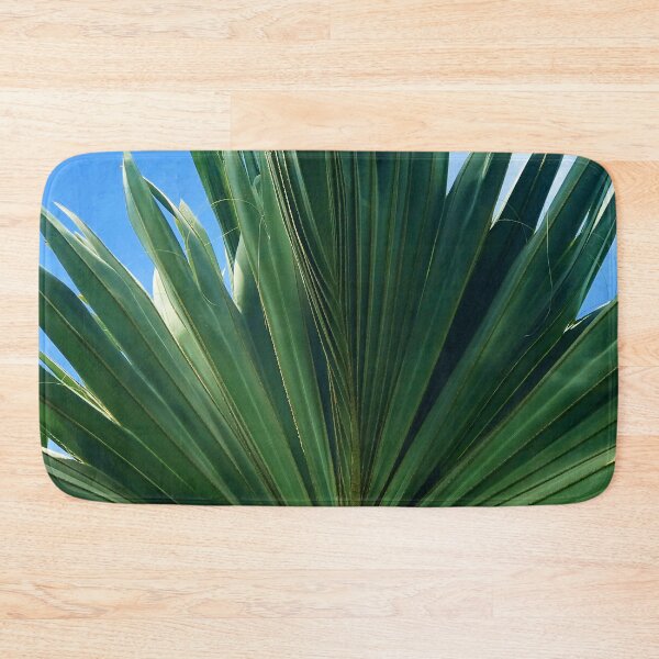 Item preview, Artistic Palm Leaf In Azure Blue Sky designed and sold by DEC02.