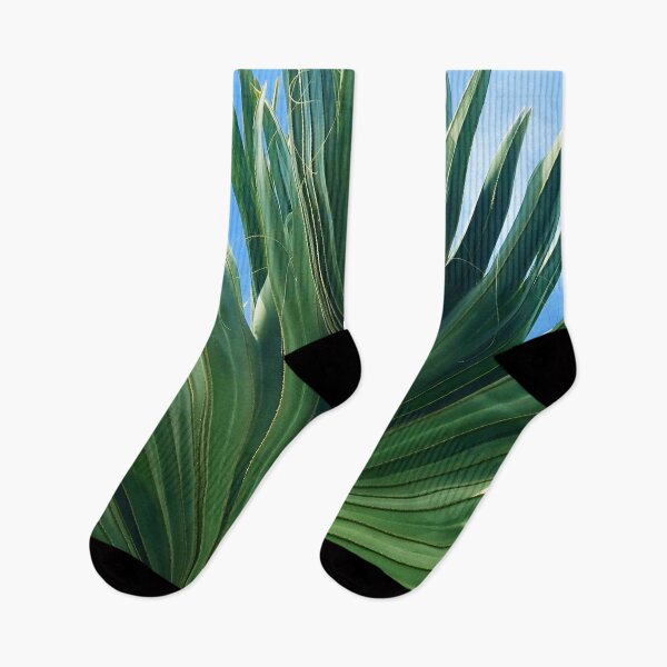 Item preview, Artistic Palm Leaf In Azure Blue Sky designed and sold by DEC02.