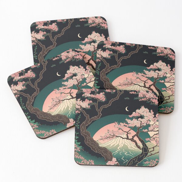 Item preview, Flores de cerezo en la noche designed and sold by GummywormDesign.