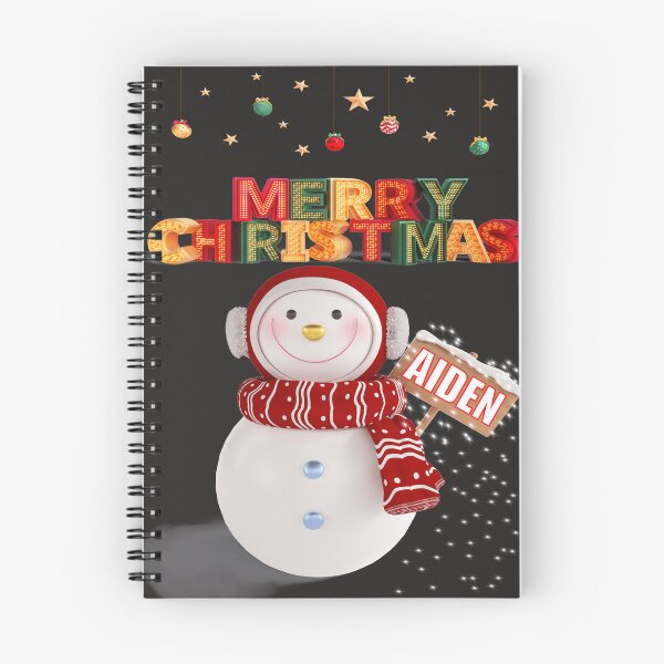Item preview, PERSONALISED CHRISTMAS MERRY CHRISTMAS AIDEN designed and sold by sailorsam1805.