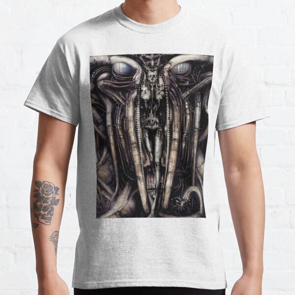 HR Giger Lilith Steampunk Gold Classic T-Shirt
