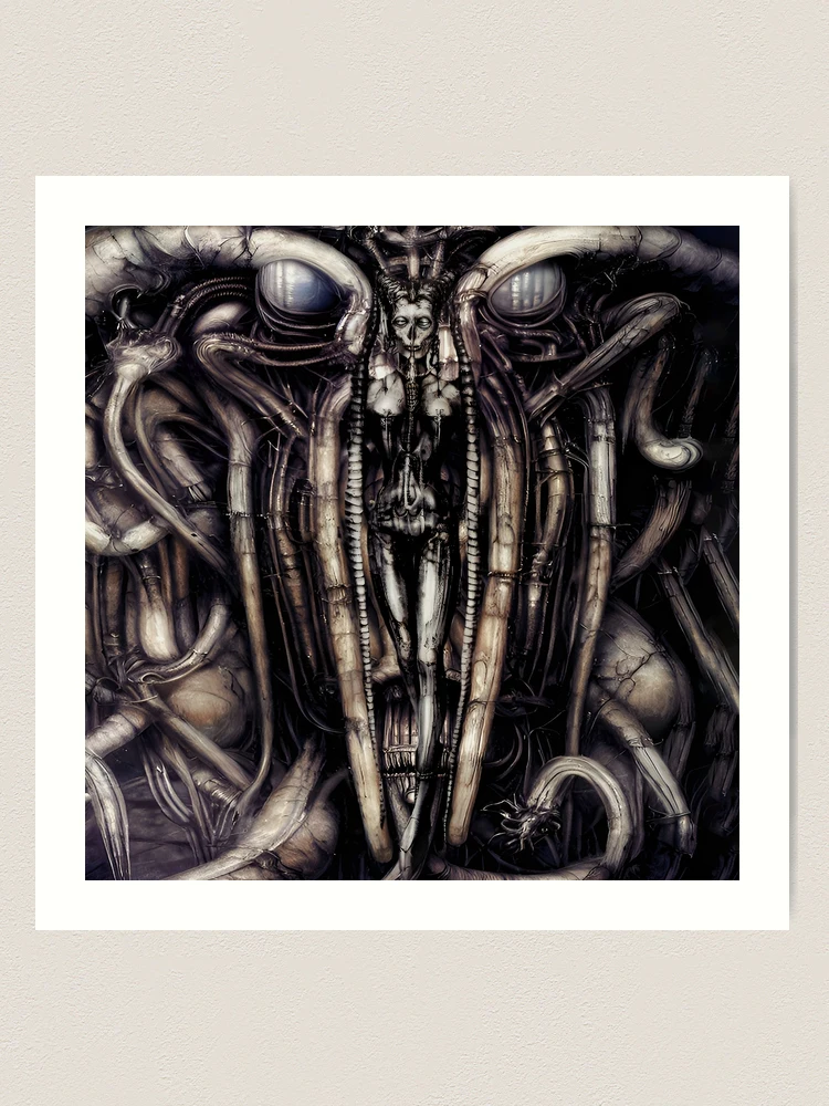 HR Giger Lilith Steampunk Gold