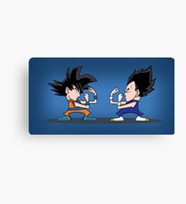 Goku vs Vegeta Canvas Print