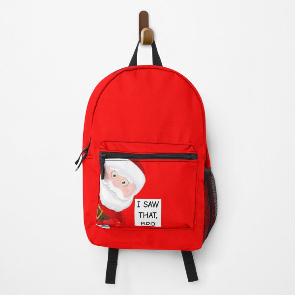 Item preview, Santa Claus vi a ese hermano Santa Claus Pegatina designed and sold by Teetans.