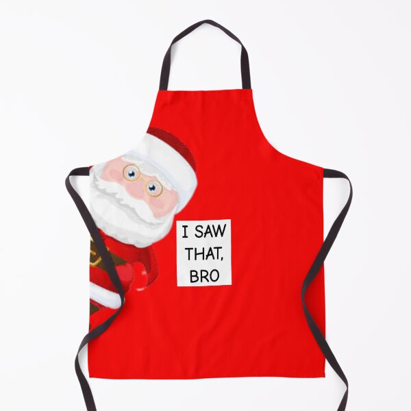 Item preview, Santa Claus I Saw That Bro Santa Claus Sticker designed and sold by Teetans.