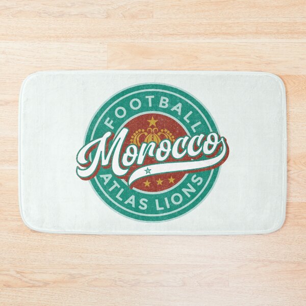 Item preview, Morocco Soccer Badge (Round) designed and sold by Numero14.