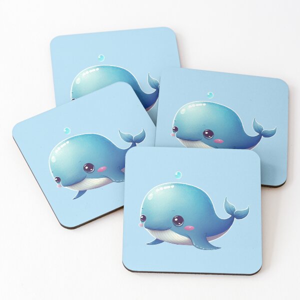 Item preview, Cute Whale - Blue designed and sold by Bondoboxy.