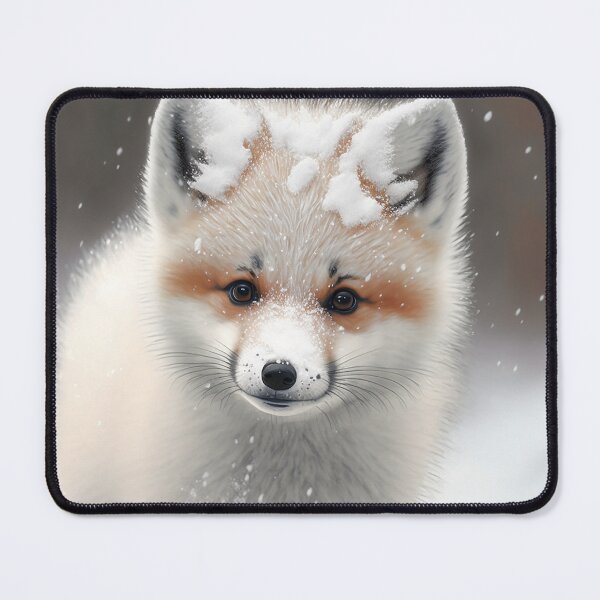 Item preview, Baby Snow Fox designed and sold by GummywormDesign.