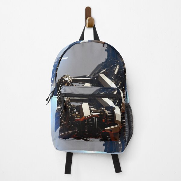 Seamless Futuristic Mech XI Backpack