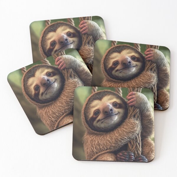 Item preview, Baby Sloth on Rope designed and sold by GummywormDesign.