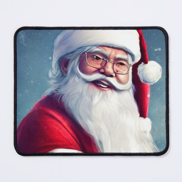 Item preview, Abstraction santa claus painting funny kawaii pink glasses white beard designed and sold by ValleyDream.
